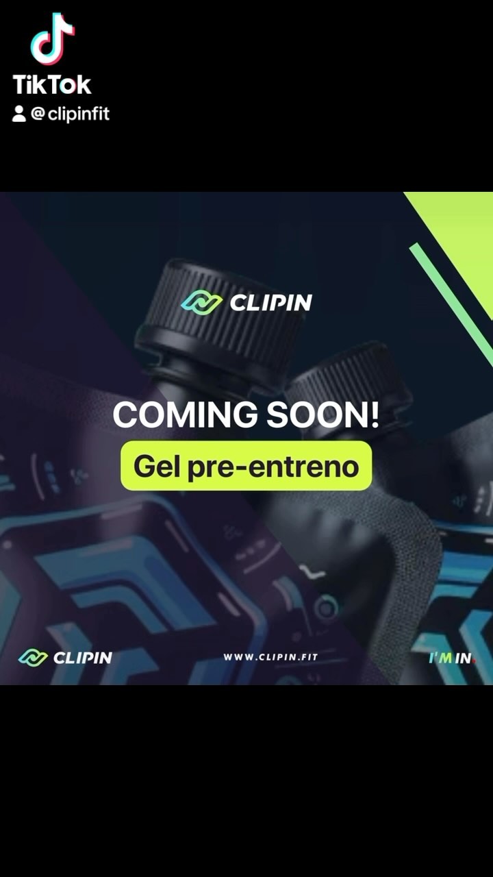 COMING SOON! 🔜 Clipin Gel Pre-Entreno 🚀