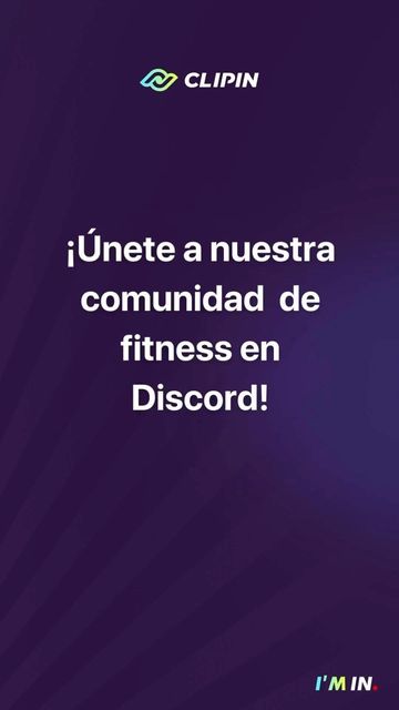 ¡Únete a nuestra comunidad fitness en discord!