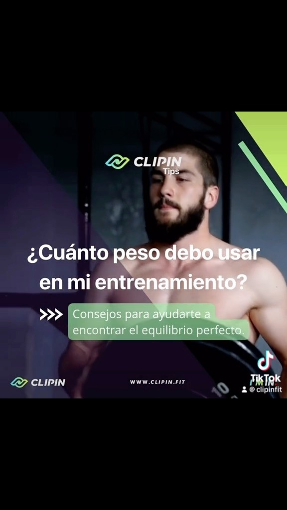 ¿Cuánto peso debo usar en mi entrenamiento?