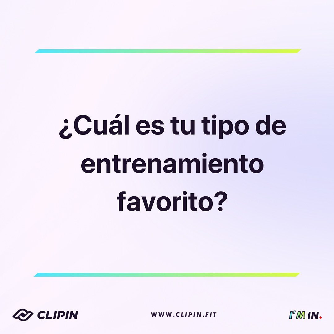 ¿Cuál es tu tipo de entrenamiento favorito?