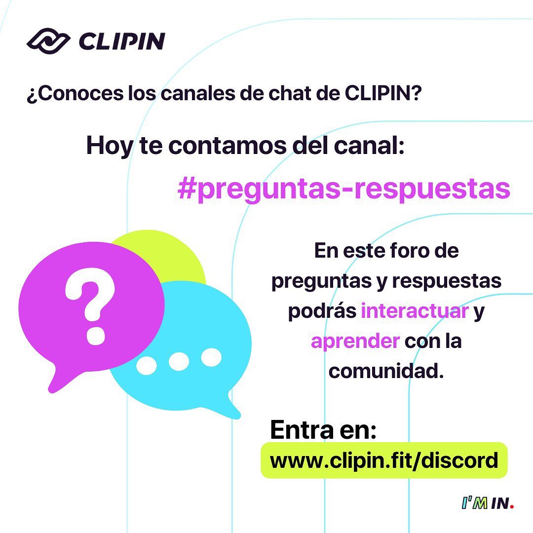 Canal de discord #preguntas-respuestas